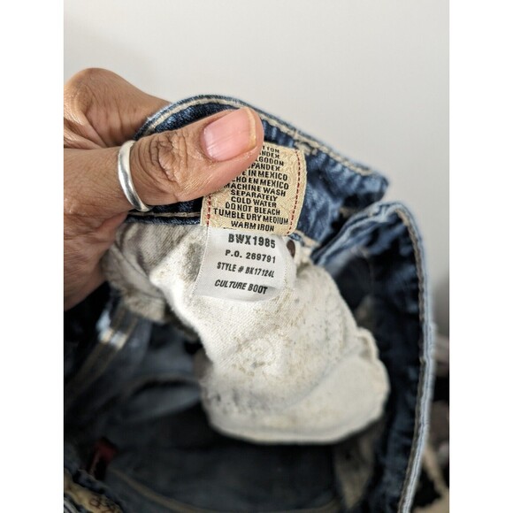 BKE Denim Culture Boot Cut Low Rise Women Jeans Size 27 - Picture 9 of 10